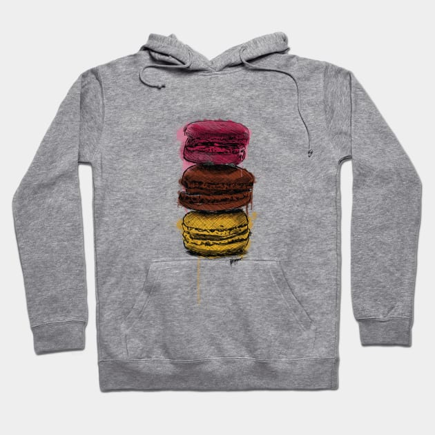 Macaron stack Hoodie by colourofoctober